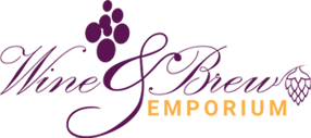 Wine & Brew Emporium logo in New Albany Ohio, Westerville Ohio