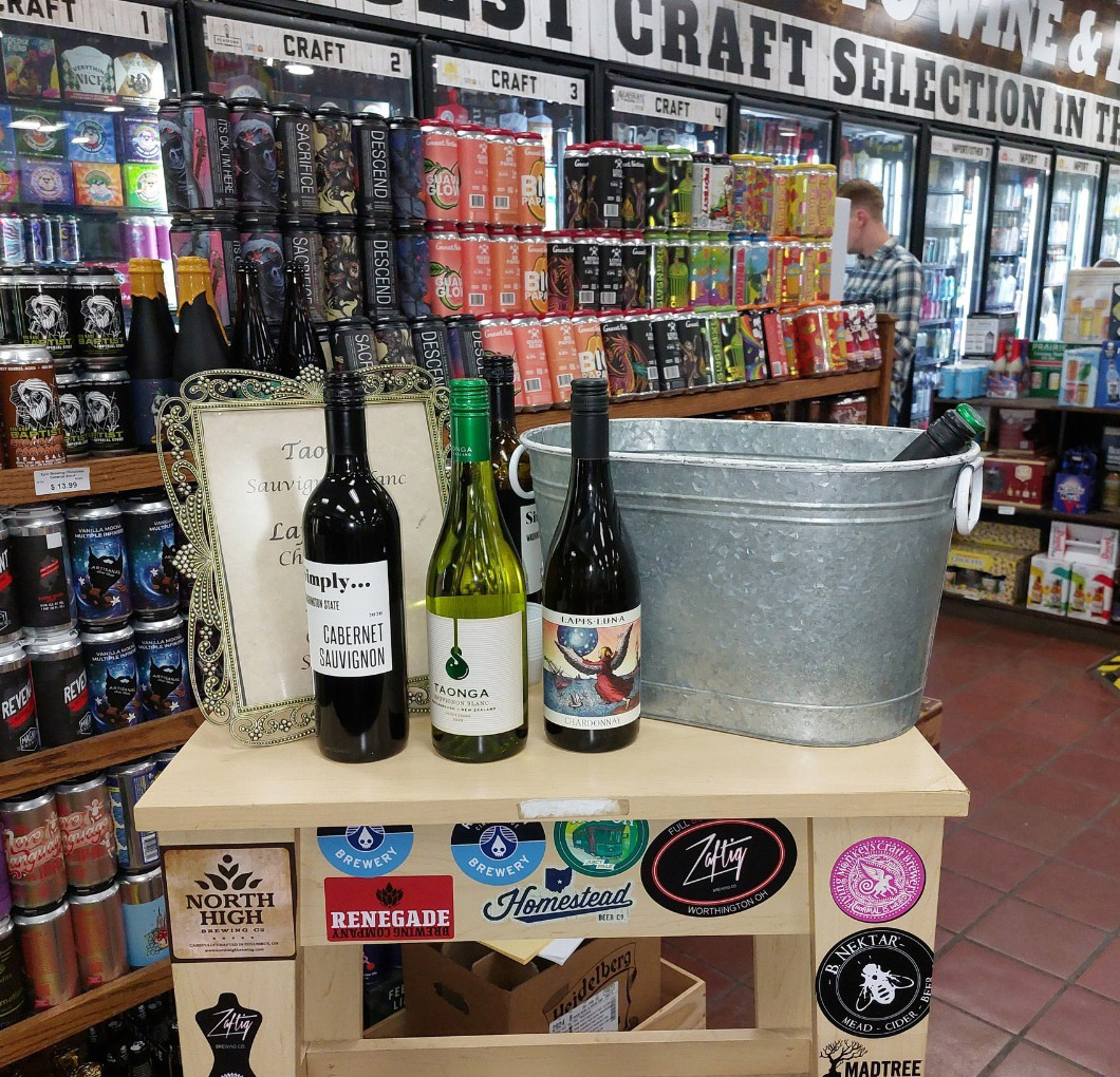 Wine & Brew Emporium Shop Interior in New Albany Ohio, Westerville Ohio